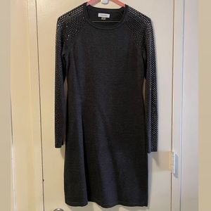 Calvin Klein Black Long Sleeve Dress